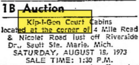 Kip-I-Gon Court and Gift Shop - Aug 13 1973 Auction